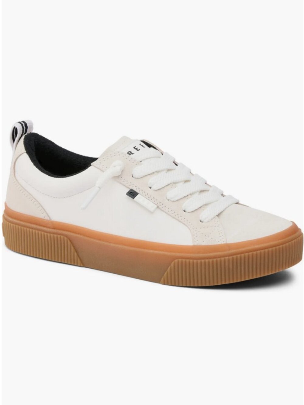 Reef Lay Day Dawn Sneakers, White Grey Gum, Womens 8, NEW IN BOX